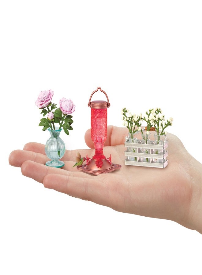 MGA's Miniverse Make It Mini Lifestyle Home Series 1 (3 Pack) Mini Collectibles, Mystery Blind Packaging, DIY, Crafts, Resin Play, Replica Items, Mini Plants, Birdhouses, Bouquets Collectors, 8+ - Image 4